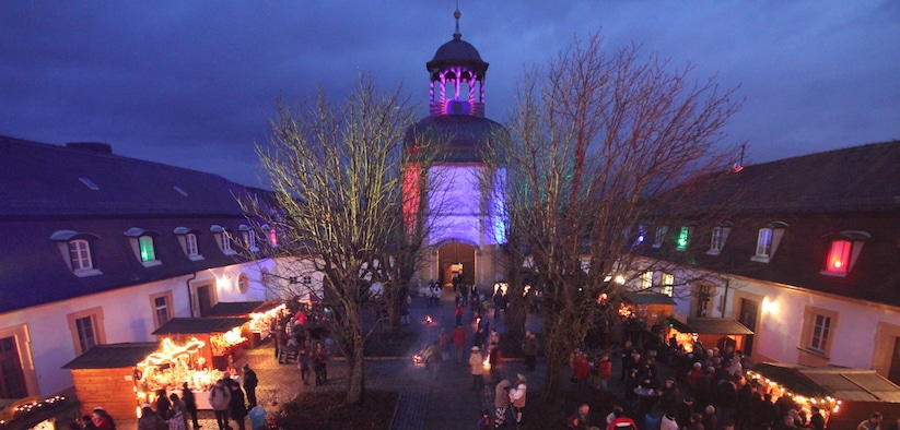 Weihnachtsmarkt auf Schloss Jägersburg
